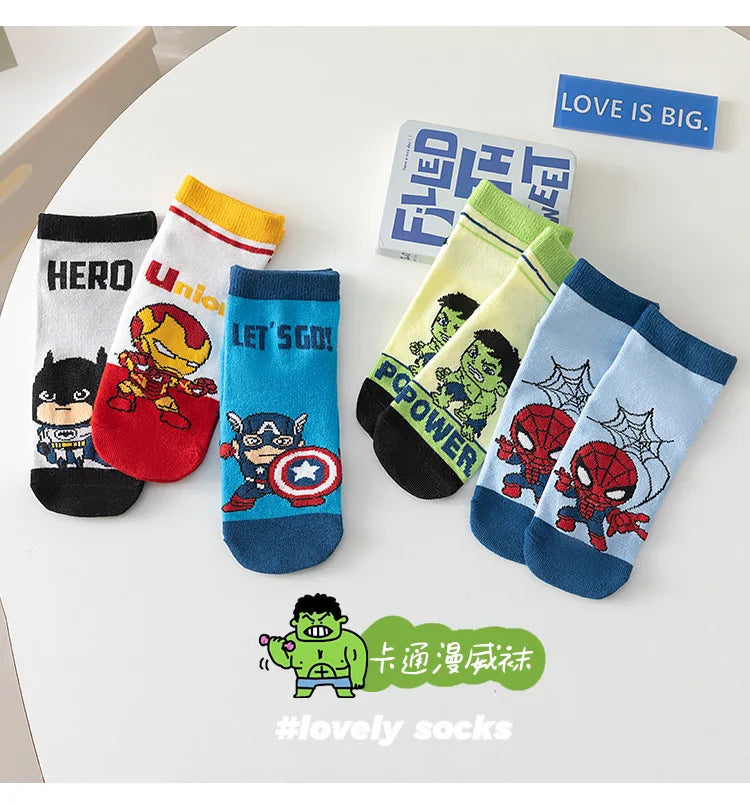 5 paires de chaussettes pour Marvel enfants Ma boutique