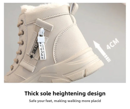 Bottines Femme Hiver 2024 – Chaussures Chaudes Imperméables à Lacets - BLACKBEARD OUTDOOR INDUSTRIES