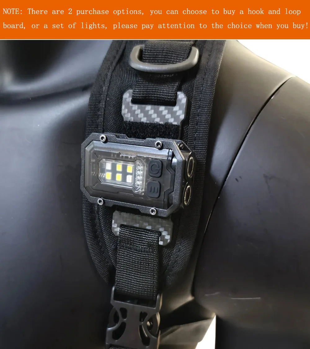 Lampe Tactique EDC - Lampe Mini Portable avec Plaque en Boucle et Crochet, Idéale pour Camping, Randonnée et Sécurité BLACKBEARD OUTDOOR INDUSTRIES