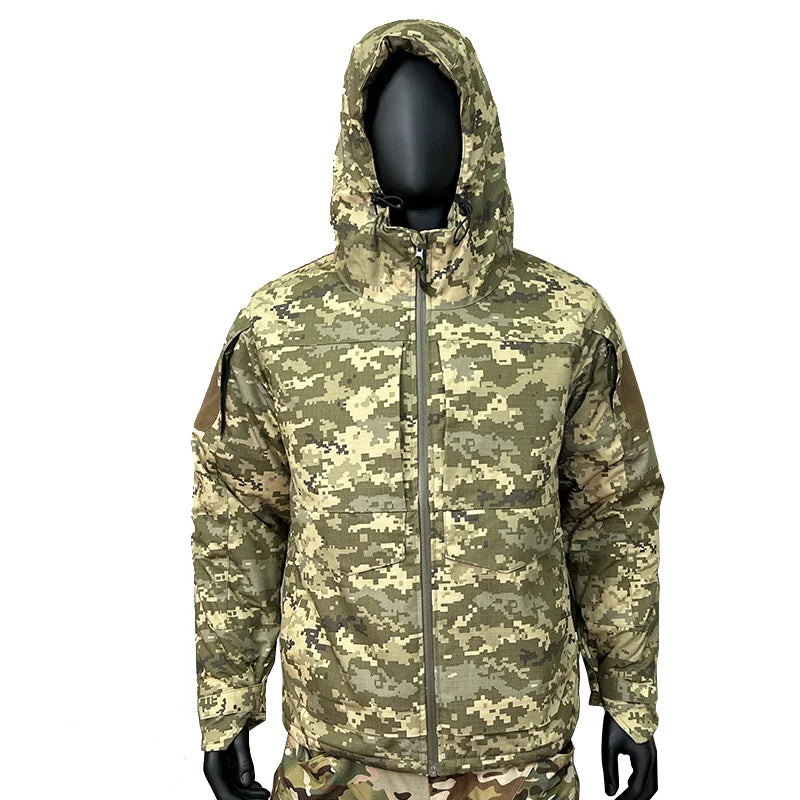 Veste M65 Tactique Chauffante pour Homme – Hiver, Coupe-Vent, Imperméable, Camouflage - BLACKBEARD OUTDOOR INDUSTRIES