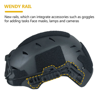 Casque tactique d’entraînement Wendy 3.0 type FAST