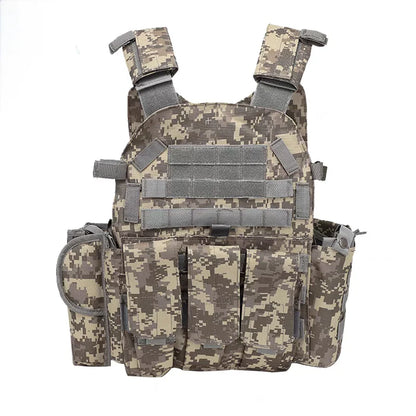 Gilet Tactique Porte-Plaque Enfant – Camouflage Militaire Respirant
