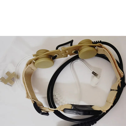 Micro-casque Z-Tac Throat Mic – Laryngophone, Acoustique Discrète, CS / Radio / Surveillance - BLACKBEARD OUTDOOR INDUSTRIES