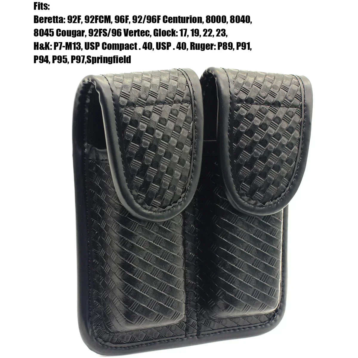 Porte-chargeur double pour arme de poing