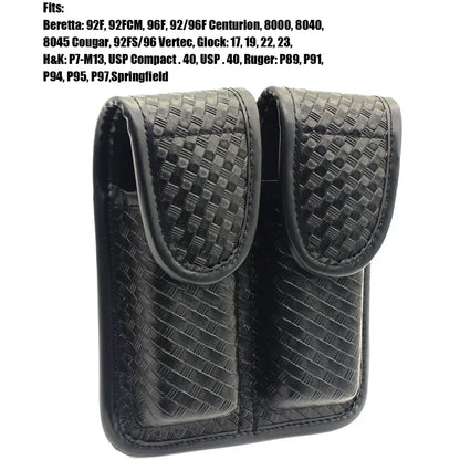 Porte-chargeur double pour arme de poing