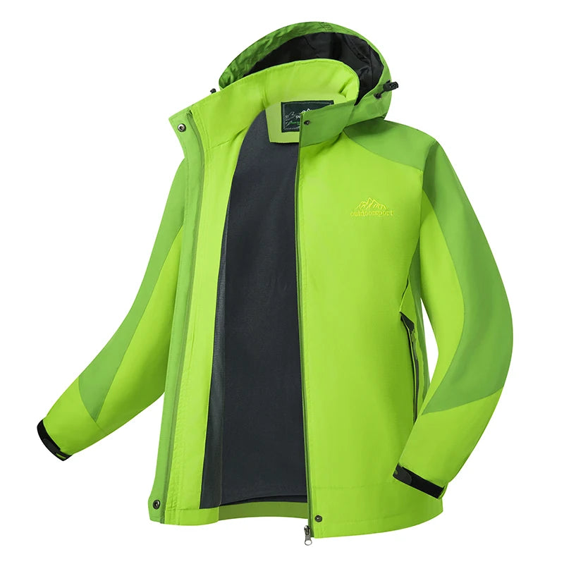 Veste Imperméable Femme Coupe-Vent à Capuche – Légère & Respirante pour Randonnée & Outdoor - BLACKBEARD OUTDOOR INDUSTRIES