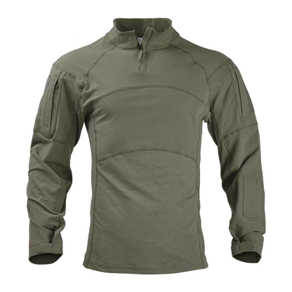 Chemise de Combat Homme à Manches Longues 1/4 Zip – Veste Tactique Outdoor - BLACKBEARD OUTDOOR INDUSTRIES