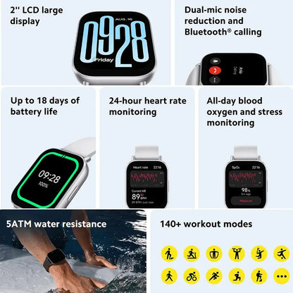 Montre Connectée Xiaomi Redmi Watch 5 Active - BLACKBEARD OUTDOOR INDUSTRIES