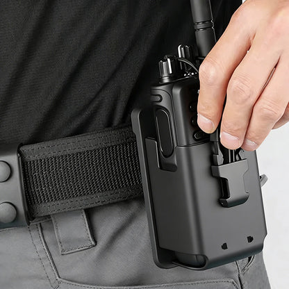 Holster Tactique TPU Quick Release – Étui Souple Radio Universel MOLLE, Ceinture Duty Belt – Clip Court ou Long