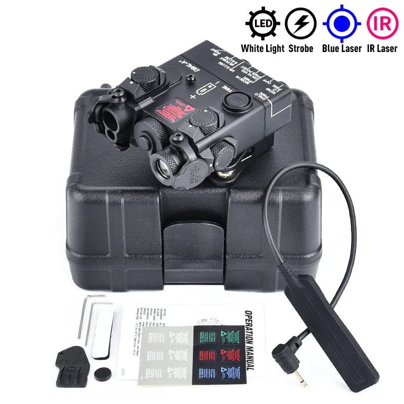 WADSN DBAL-A2 – Combo Laser IR / Rouge / Vert / Bleu + Lampe M300 / M600 + Switch AXON, Rail 20mm