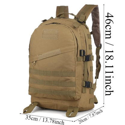 Sac à Dos Tactique 50L Extérieur – Sport, Randonnée, Chasse, Camping, Étanche - BLACKBEARD OUTDOOR INDUSTRIES