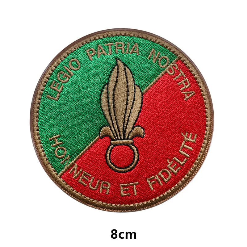 Patch Brodé Légion Étrangère France – Insigne Tactique Hook & Loop | +50 Modèles