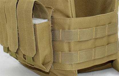 Gilet Tactique Enfant - Gilet Militaire Airsoft et Chasse Camouflage pour Enfants - Équipement Outdoor Paintball Molle BLACKBEARD OUTDOOR INDUSTRIES