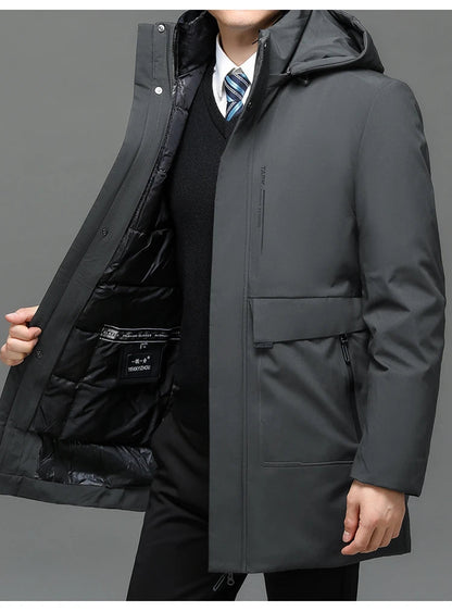 Parka Homme d'Hiver avec Col à Capuche, Résistante à l'Eau et au Vent - Confort et Chaleur -40°C BLACKBEARD OUTDOOR INDUSTRIES