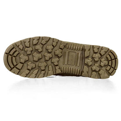 Chaussures Tactiques Montantes Homme Imperméables — Cuir, Semelle Caoutchouc, Tailles 39-46