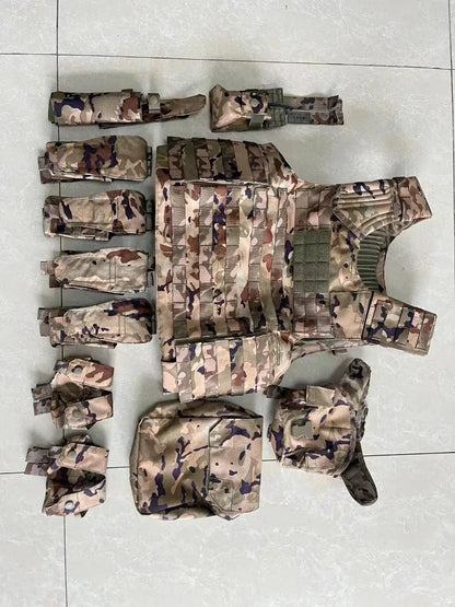 Gilet porte-plaques tactique MOLLE 1000D à dégagement rapide
