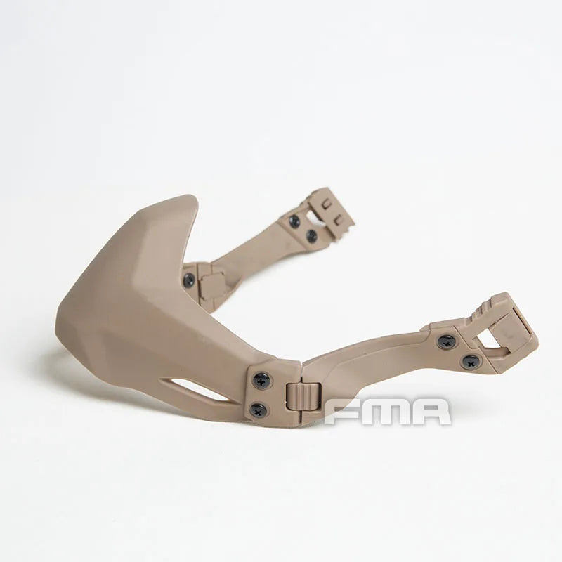 Demi-masque tactique airsoft pliable pour casque