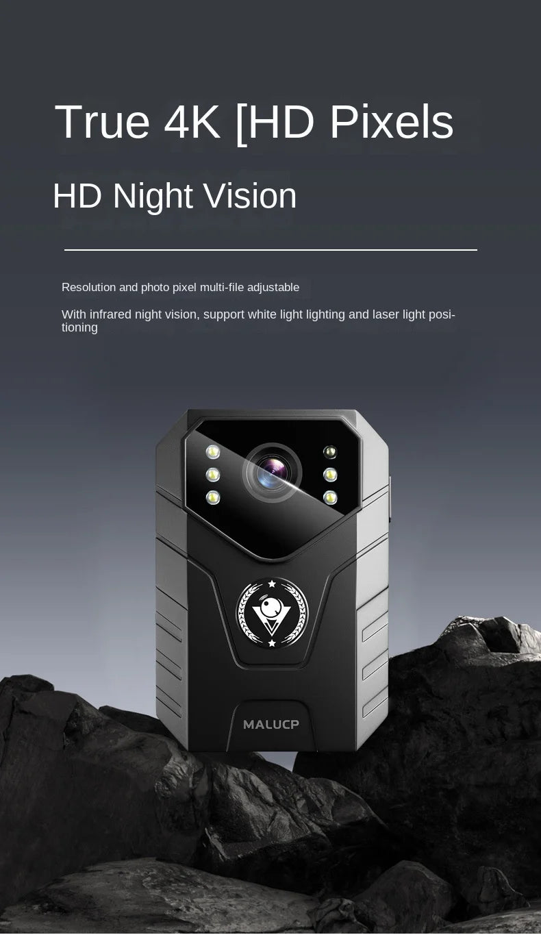 4K Digtal Body Camera Waterproof 1080P Infrared Night Vision Ma boutique