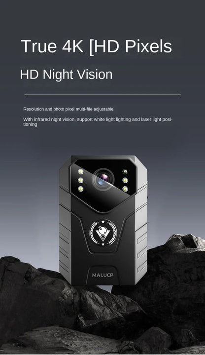 4K Digtal Body Camera Waterproof 1080P Infrared Night Vision Ma boutique