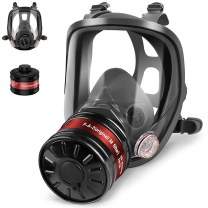 Masque à Gaz Intégral MF14B — Protection Chimique et Nucléaire - BLACKBEARD OUTDOOR INDUSTRIES