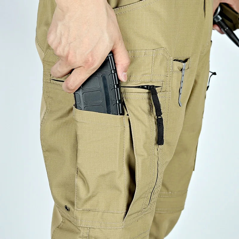Pantalon Cargo Homme Tactique Résistant – Multi-Poches, Style Militaire, Printemps/Automne - BLACKBEARD OUTDOOR INDUSTRIES
