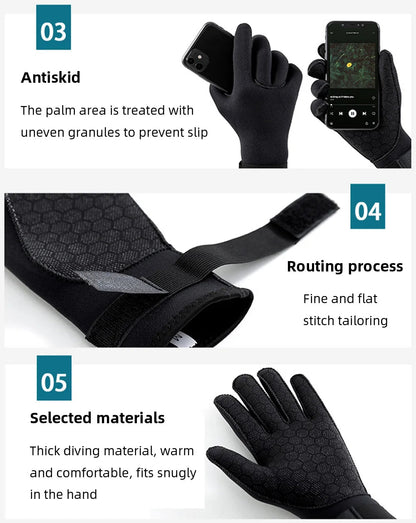 gants de plongée en néoprène de 3 mm Ma boutique