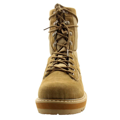 Bottes tactiques homme en cuir suédé