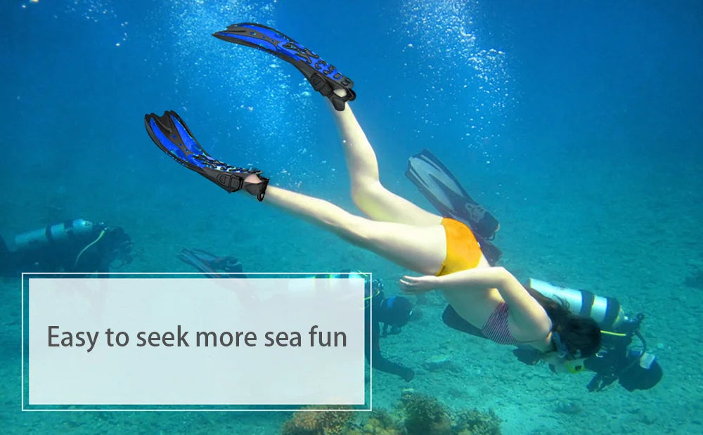 Set de Snorkeling 3-en-1 JoyMaySun – Masque Panoramique, Tuba Dry Top, Palmes Courtes et Sac de Transport - BLACKBEARD OUTDOOR INDUSTRIES