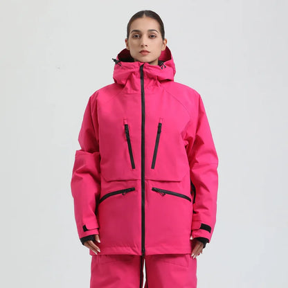 Veste de ski femme imperméable et respirante à capuche, tenue jusqu'à -30°C
