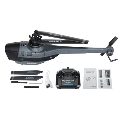 Eachine C128 – Hélicoptère RC 1080P FPV | Gyroscope 6 Axes | Positionnement Optique - BLACKBEARD OUTDOOR INDUSTRIES