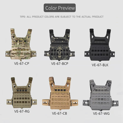 Porte-plaque SPC VE-67 léger à système MOLLE laser