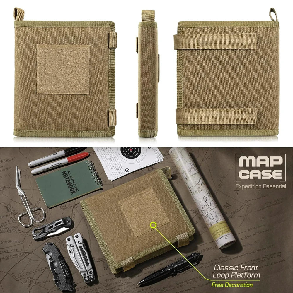 Porte-carte tactique étanche avec pochette EDC