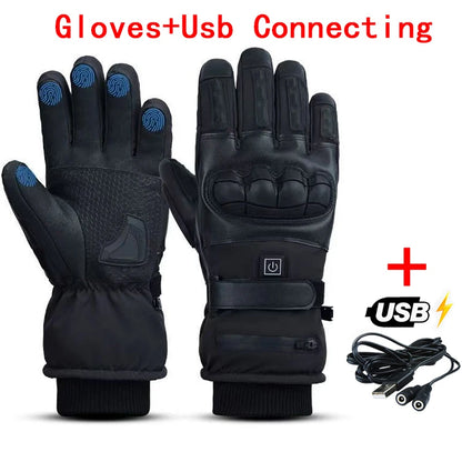 Gants tactiques chauffants hiver, imperméables et tactiles