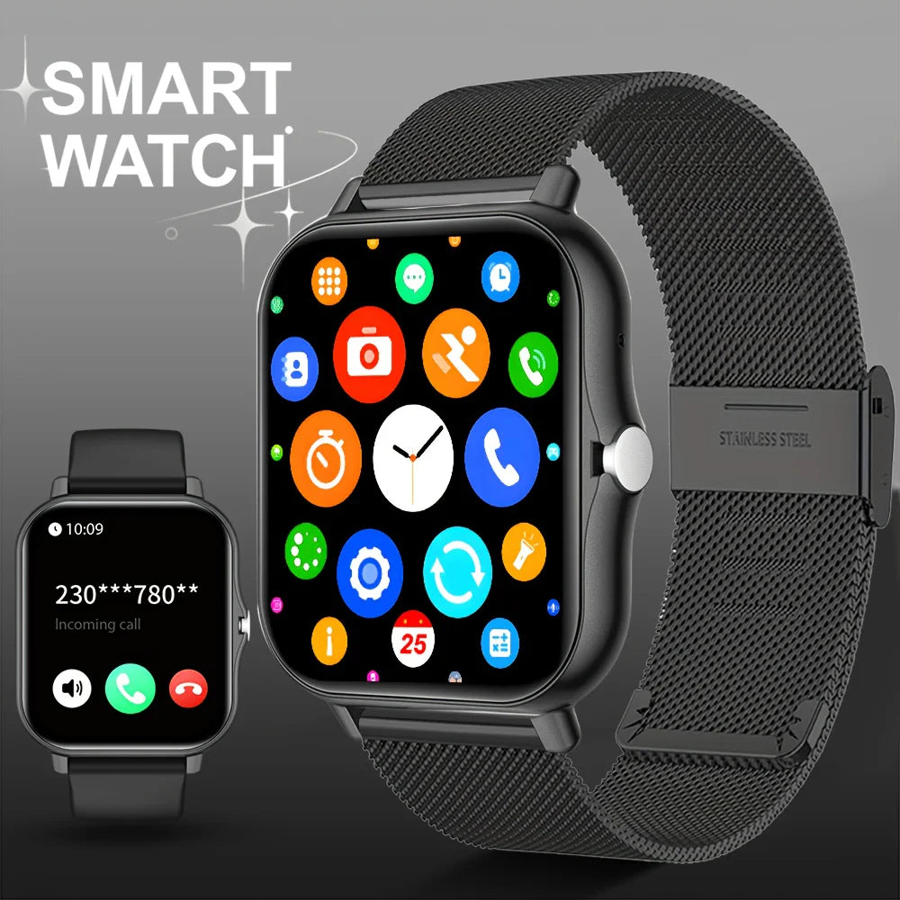 Montre connectée appels Bluetooth avec podomètre