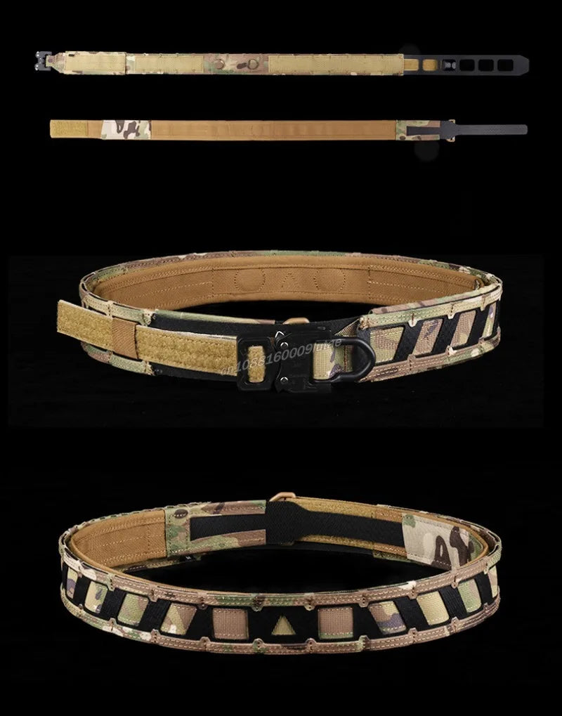Ceinture Tactique Magnétique EDC - Ceinture de Combat à Libération Rapide pour Airsoft, CCW, Chasse et Utilisation Extérieure BLACKBEARD OUTDOOR INDUSTRIES