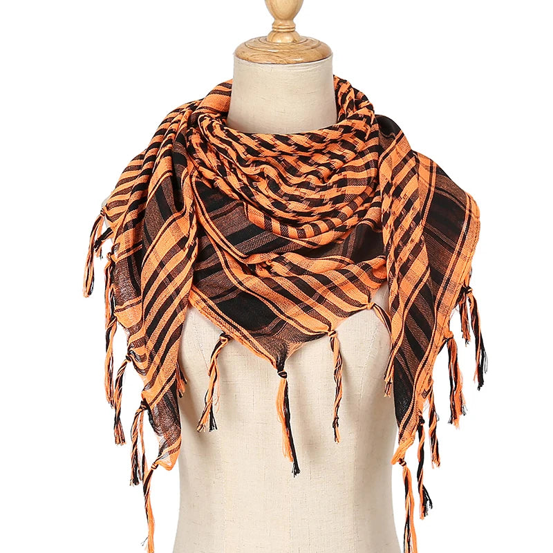 Shemagh Keffiyeh Tactique Désert – Écharpe Tête & Cou Unisexe 98x98 cm Polyester