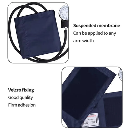 Tensiomètre Manuel Brassard Adulte – Sphygmomanomètre Anéroïde avec Stéthoscope et Pochette