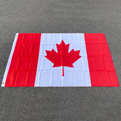 Drapeau du Canada 90x150 cm – Bannière en Polyester (Intérieur et Extérieur) BLACKBEARD OUTDOOR INDUSTRIES