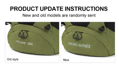 Sac à Dos de Randonnée 35L – Imperméable avec Housse de Pluie Intégrée | Mixte Homme/Femme - BLACKBEARD OUTDOOR INDUSTRIES