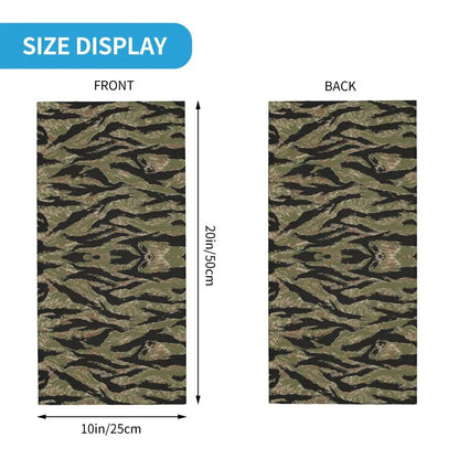 Tiger Stripe Camo – Bandeau Tour de Cou Hiver Multifonction pour Hommes et Femmes | Parfait pour Randonnée, Cyclisme, Sports Outdoor et Usage Quotidien - BLACKBEARD OUTDOOR INDUSTRIES