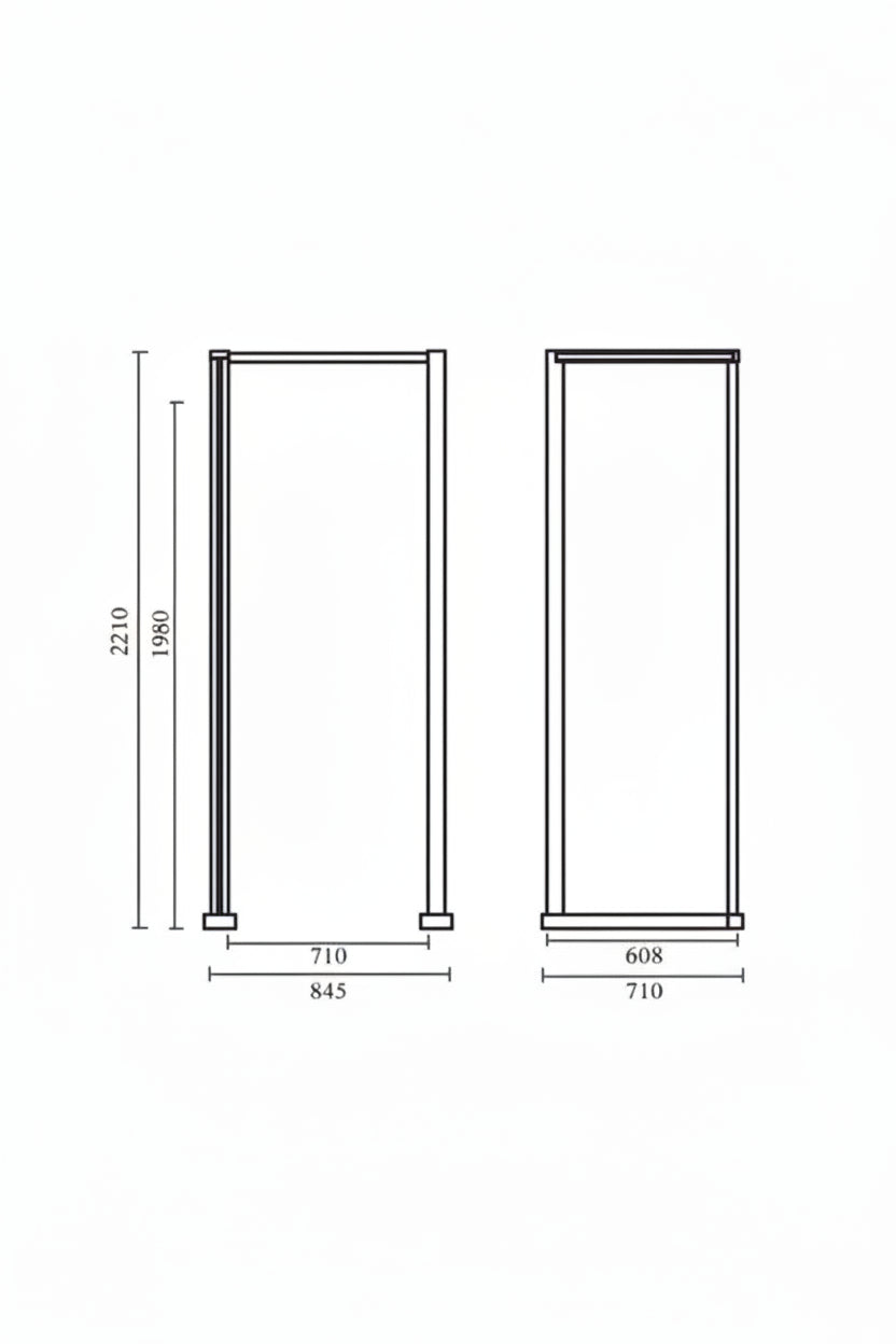 Portique Detecteur de Metaux 18 Zones – Portique de Securite Haute Sensibilite CE ROHS FCC ISO9001 IP55 Ecran LCD Ethernet pour ERP, Centre Commercial et Evenementiel Exterieur