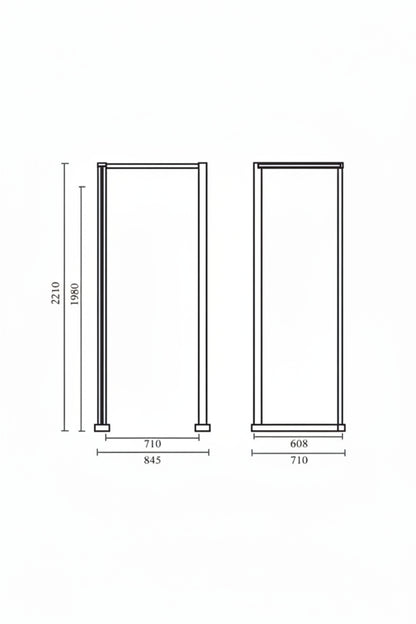 Portique Detecteur de Metaux 18 Zones – Portique de Securite Haute Sensibilite CE ROHS FCC ISO9001 IP55 Ecran LCD Ethernet pour ERP, Centre Commercial et Evenementiel Exterieur