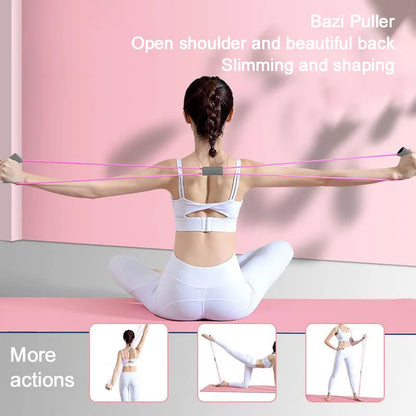 Kit yoga et fitness 5 pièces avec élastiques et accessoires