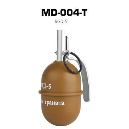 Grenade Factice Plastique RGD-5 / F1 – Modèle Simulation Cosplay Cinéma Décoration