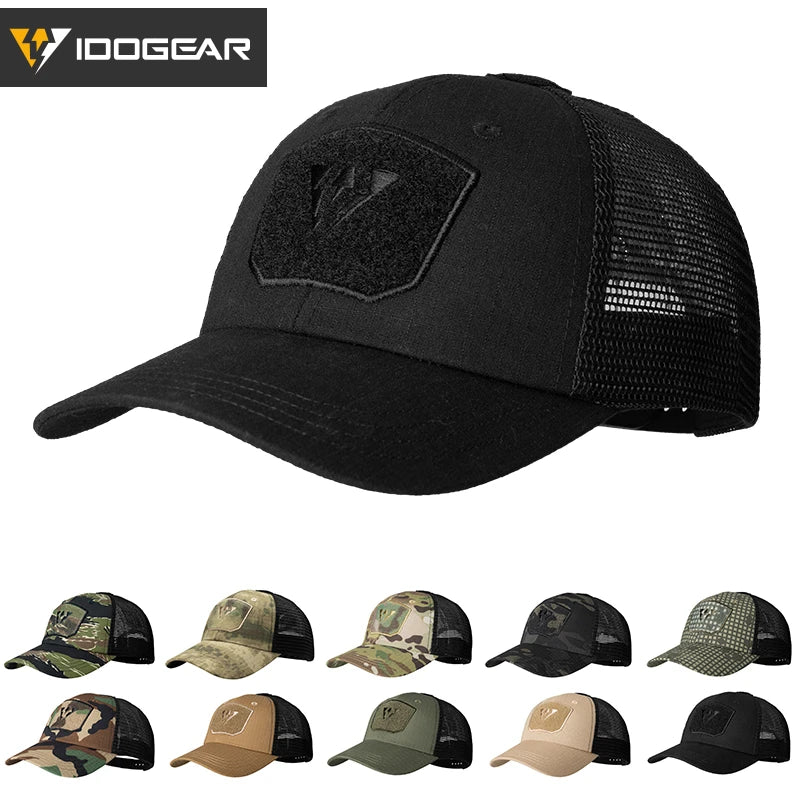 Casquette tactique respirante IDOGEAR mesh été - BLACKBEARD OUTDOOR INDUSTRIES