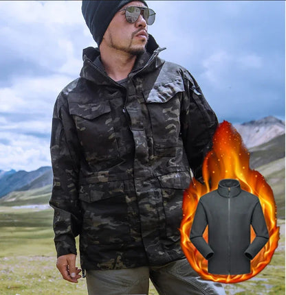 Veste M65 Tactique Militaire Homme – Hiver | Imperméable, Polaire, Chaude & Résistante - BLACKBEARD OUTDOOR INDUSTRIES
