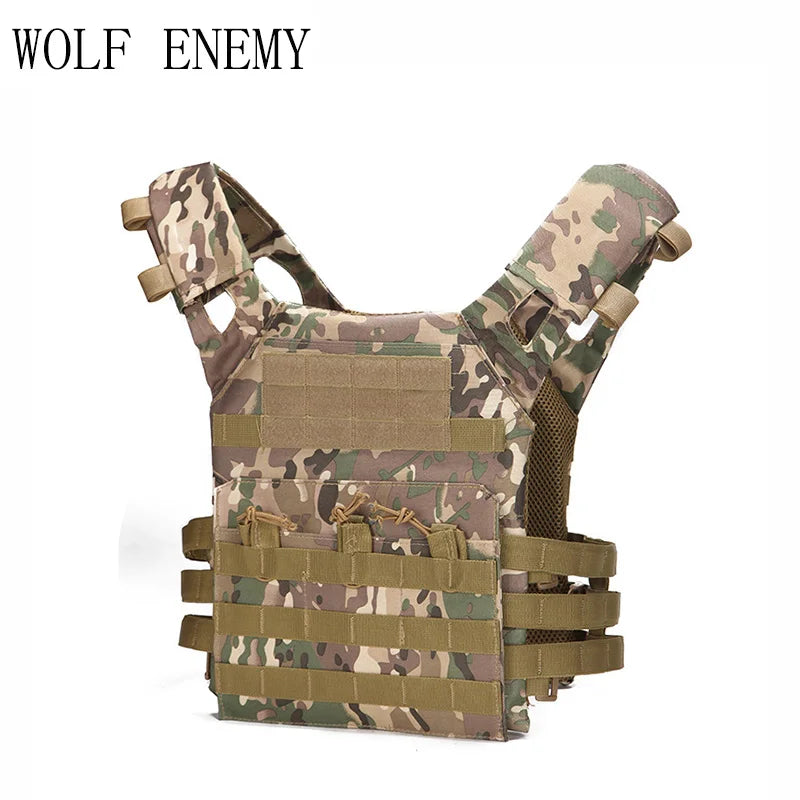 Gilet Tactique MOLLE 1000D – Version Simplifiée Porte-Plaques de Chasse, Protection et Armure de Corps avec Poches pour Munitions BLACKBEARD OUTDOOR INDUSTRIES