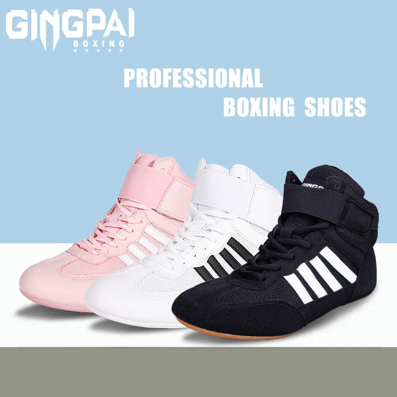 Chaussures de Boxe & Lutte Professionnelles – Respirantes, Antidérapantes | Homme & Femme | Pointures 31–45 | 5 Coloris - BLACKBEARD OUTDOOR INDUSTRIES