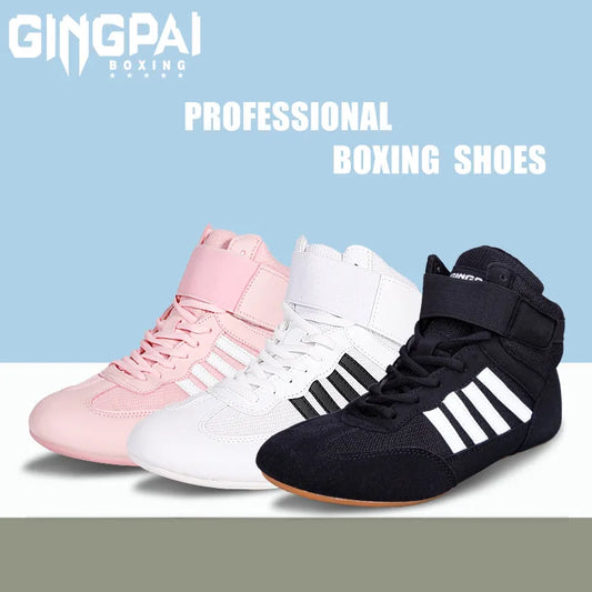 Chaussures de Boxe & Lutte Professionnelles – Respirantes, Antidérapantes | Homme & Femme | Pointures 31–45 | 5 Coloris - BLACKBEARD OUTDOOR INDUSTRIES