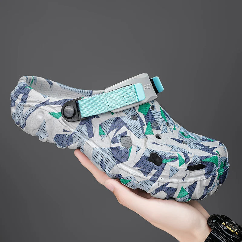Crocs camouflage homme en EVA légères